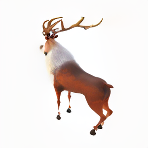 Pixar Style Deer View 2