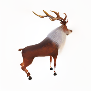 Pixar Style Deer View 3